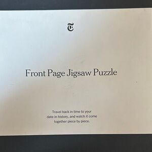 Front Page Jigsaw Puzzle